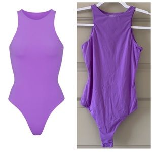 SKIMS limited edition!!! Size XS Fits Everybody High Neck Bodysuit Ultra Violet
